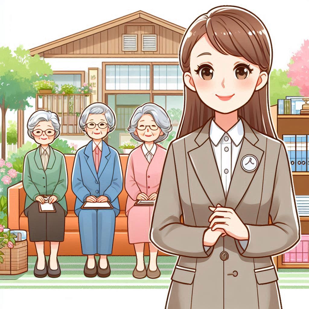 ケアマネジャーイラスト